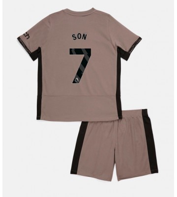 Tottenham Hotspur Son Heung-min #7 Tredje trøje Børn 2023-24 Kort ærmer (+ korte bukser)